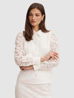 Forever New - Women Celine Lace Shirt
