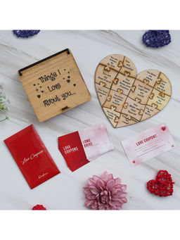 eCraftIndia - Valentine Combo of Set of 12 Love Coupons Gift Cards Gift Set Multi-Color