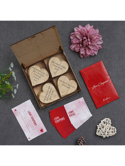 eCraftIndia - Valentine Combo of Set of 12 Love Coupons Gift Cards Gift Set Multi-Color
