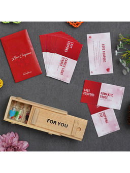 eCraftIndia - Valentine Combo of Set of 12 Love Coupons Gift Cards Set Multi-Color