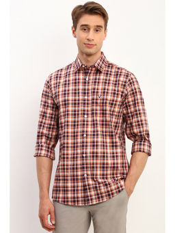 Allen Solly - Men Multi-Color Slim Fit Checks Full Sleeves Casual Shirt