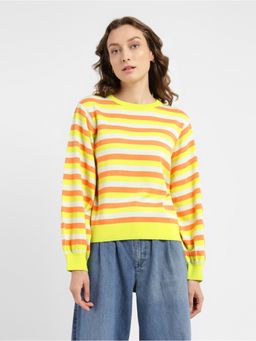 Levi's - Womens Multi-color Crew Neck Sweatshirt