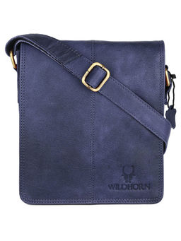 WILDHORN - Genuine Leather Sling Messenger Bag for Men