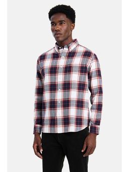Snitch - Red Checks Full Sleeves Regular Casual Shirt for Men