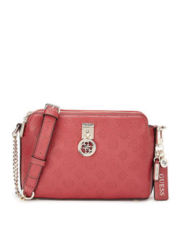 Guess - Maroon Printed Sling Bag