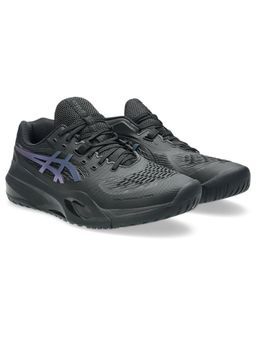 ASICS - GEL-RESOLUTION X NIGHT Mens Black Prism Blue Tennis Shoes