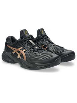 ASICS - COURT FF 3 NOVAK NIGHT Mens Black Prism Gold Tennis Shoes