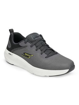 SKECHERS - Mens GO RUN ELEVATE Charcoal Running Shoes