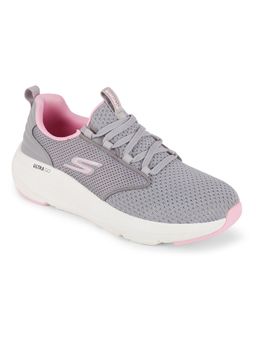 SKECHERS - Women GO RUN ELEVATE Grey Slip On Running Shoes