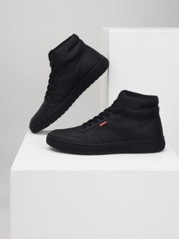 Levi's - Mens Black Solid Sneakers