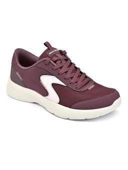 SKECHERS - Womens Dynamight 2.0 Burgundy Multi Casual Slip On Sneakers