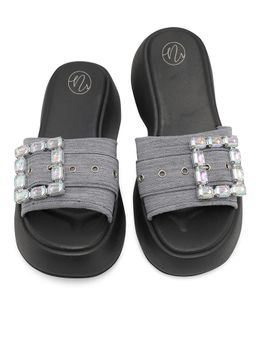 NR by Nidhi Rathi - Black Sandals Heels