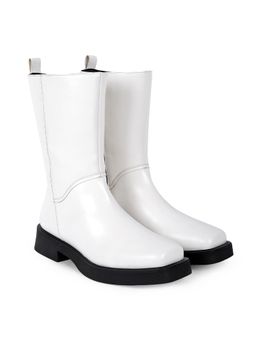 Yoho - Women High Casual Boots - White
