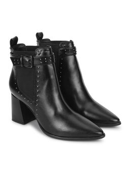 Yoho - Women High Buckle Boots - Black