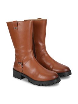 Yoho - Women High Casual Boots - Tan