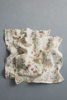 H&M - Kids White 2-Pack Small Muslin Cloths