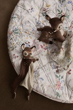 H&M - Kids White Patterned Baby Mat