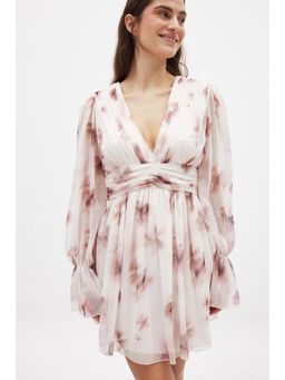 NA-KD - Marked Waist Mini Dress - White