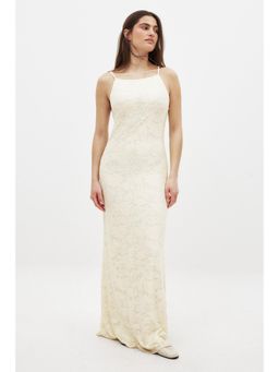 NA-KD - Floral Maxi Dress - Ivory