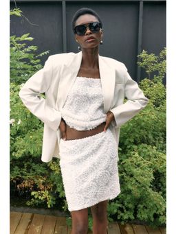 NA-KD - Structure Mini Skirt - White