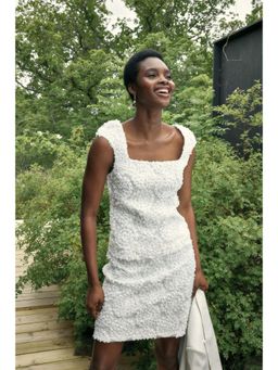 NA-KD - Structure Cap Sleeve Top - White