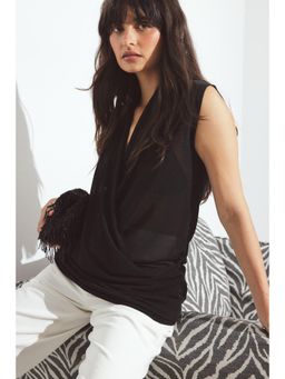 NA-KD - Overlap Top - Black