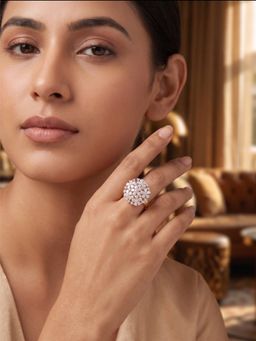 Nuyug - Bouquet American Diamond Ring