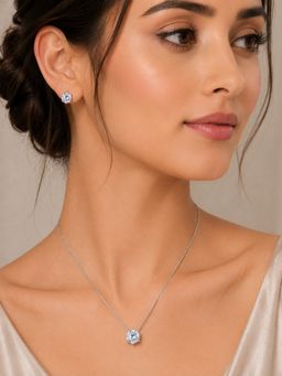 Nuyug - Starlight Solitaire Necklace Set