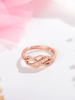 Zavya - Blushing Aura 925 Sterling Silver Cubic Zirconia Women's Ring