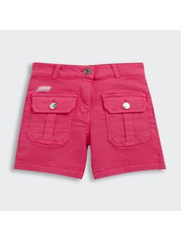 TINY GIRL - Barbie Solid Pocket Detailed Denim Shorts