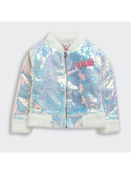 TINY GIRL - Barbie Full Sleeve Jacket With Regular Length And Fur Details