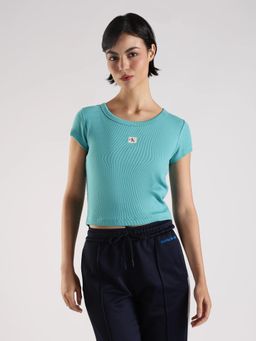 Calvin Klein - Aqua Solid Slim Fit Cotton T-shirt