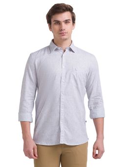 Parx - Men Solid Grey Shirt