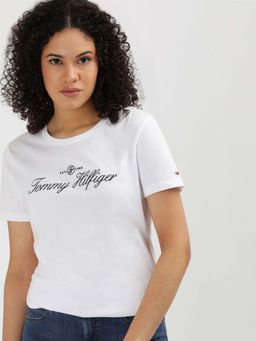 Tommy Hilfiger - Womens White Color T-Shirt