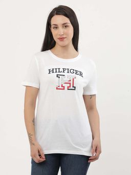 Tommy Hilfiger - Womens White Color T-Shirt