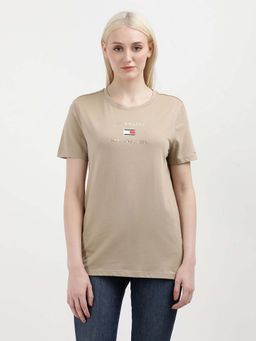 Tommy Hilfiger - Womens Beige Color T-Shirt