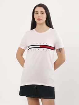 Tommy Hilfiger - Womens Pink Color T-Shirt