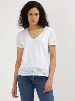 Tommy Hilfiger - Womens White Color Top