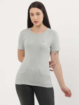 Tommy Hilfiger - Womens Grey Color T-Shirt