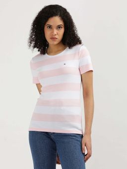 Tommy Hilfiger - Womens Pink Color T-Shirt