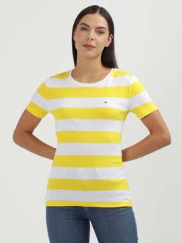 Tommy Hilfiger - Womens Yellow Color T-Shirt