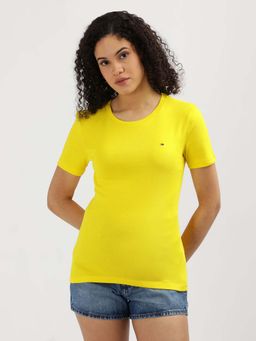 Tommy Hilfiger - Womens Yellow Color T-Shirt