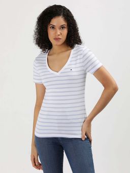 Tommy Hilfiger - Womens Blue Color T-Shirt