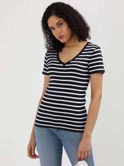 Tommy Hilfiger - Womens Blue Color T-Shirt