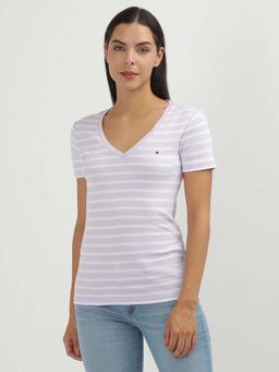 Tommy Hilfiger - Womens Purple Color T-Shirt