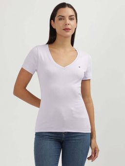 Tommy Hilfiger - Womens Purple Color T-Shirt