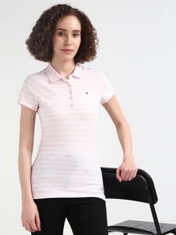 Tommy Hilfiger - Womens Pink Color T-Shirt