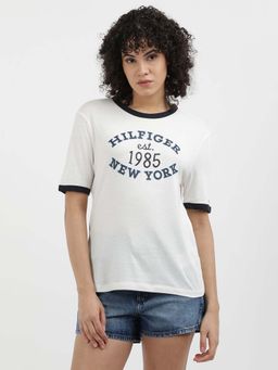 Tommy Hilfiger - Womens White Color T-Shirt