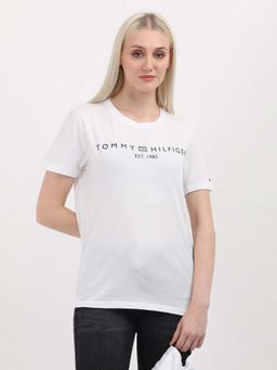 Tommy Hilfiger - Womens White Color T-Shirt