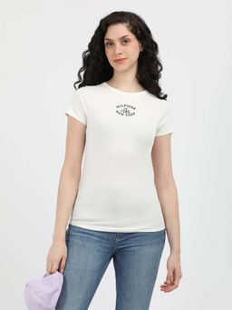 Tommy Hilfiger - Womens White Color T-Shirt